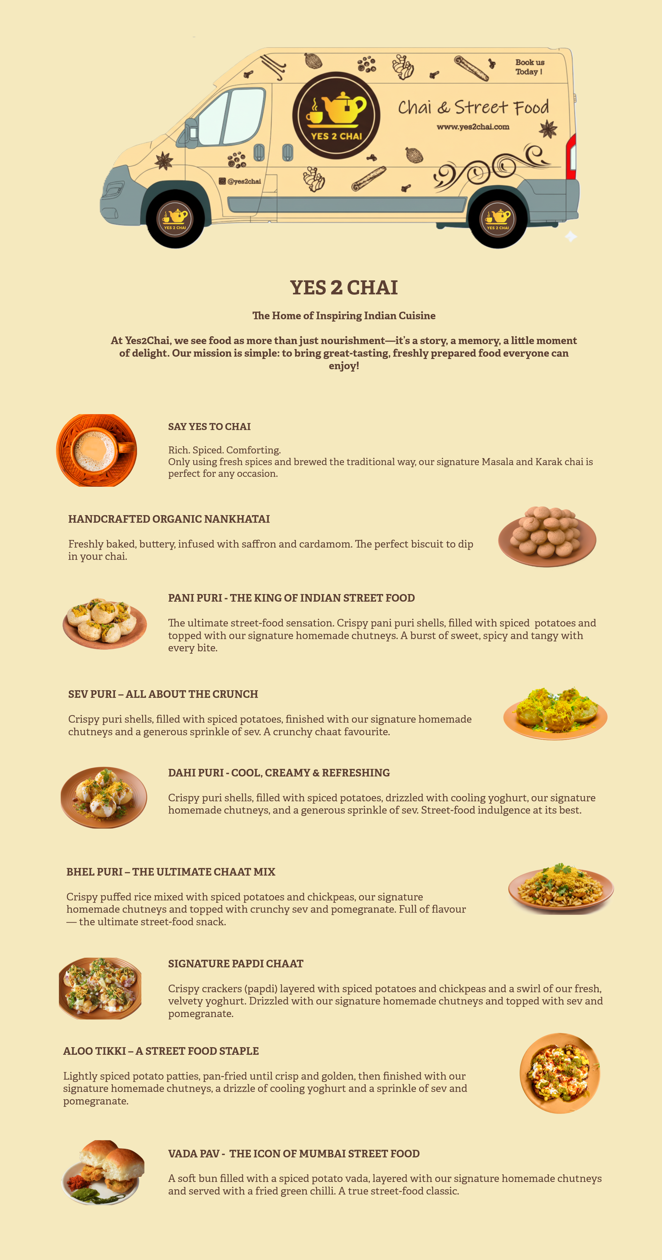 Yes2Chai - The Home of Inspiring Indian Cuisine